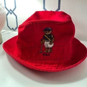 RALPH LAUREN POLO PLAYER BUCKET HAT